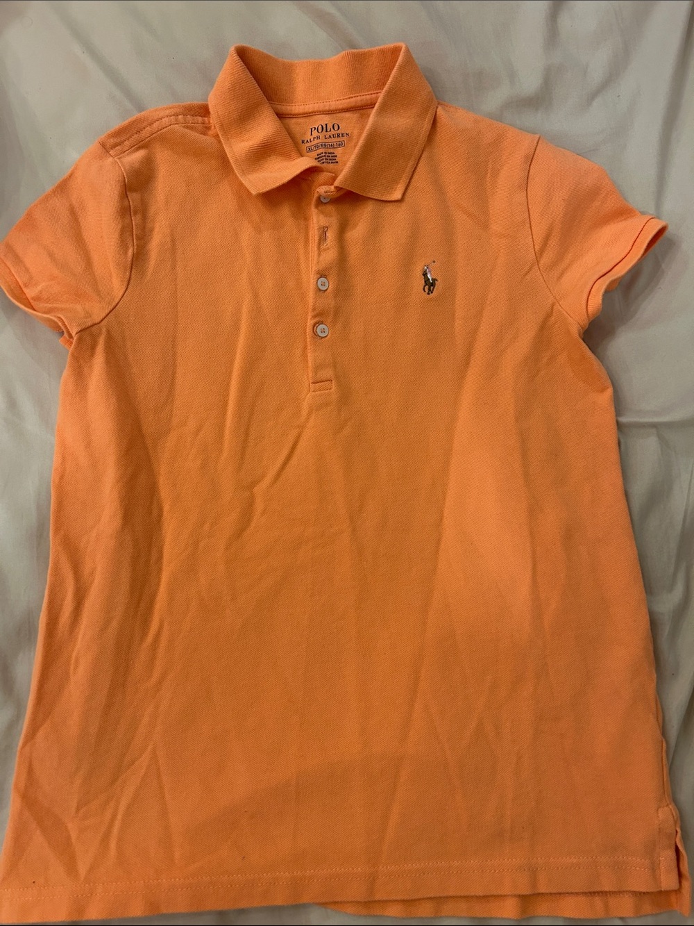 Polo Ralph Lauren Orange Short Sleeve Polo Shirt